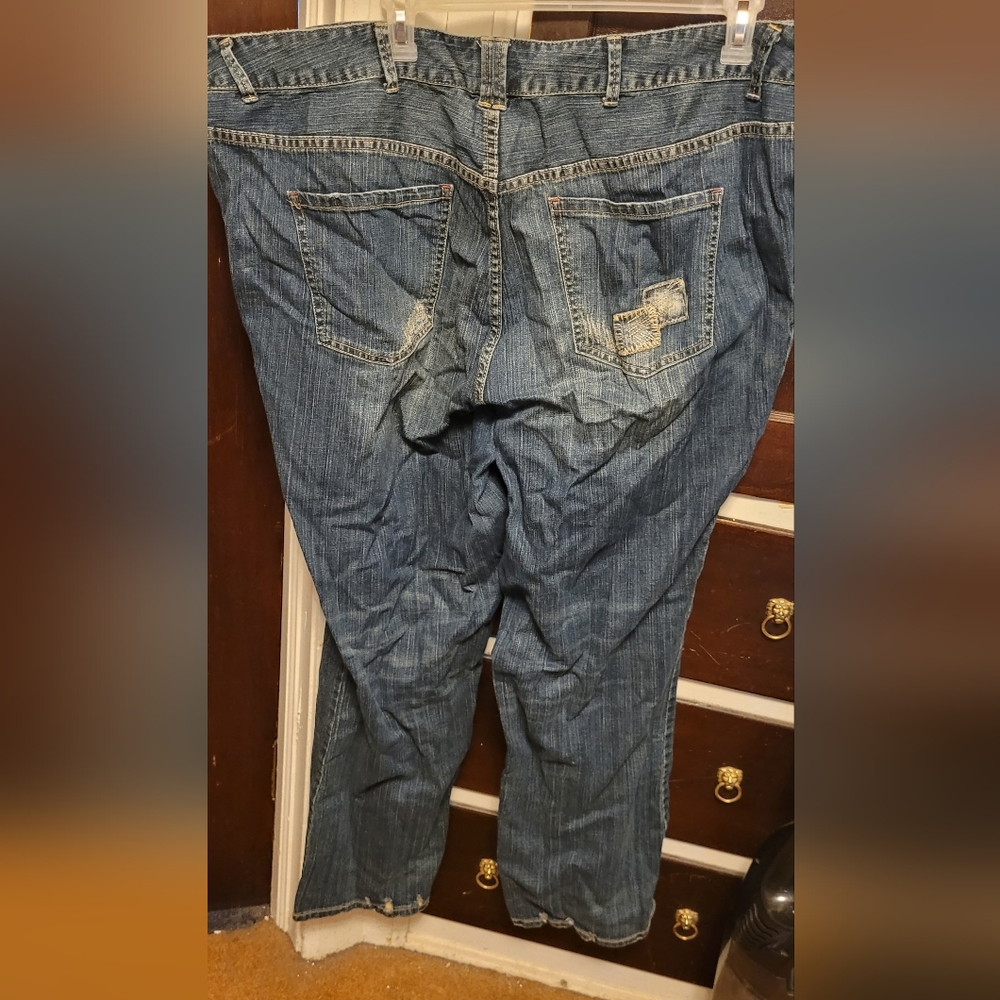 Bootcut patchwork jeans - Picture 2 of 2